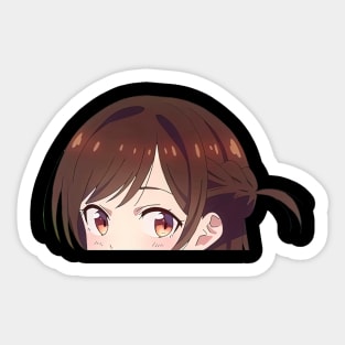 Chizuru Peeker Rent A Girlfriend Sticker